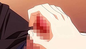 I try to do anal sex in this hentai anime