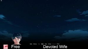 A esposa devota diz: Faço qualquer coisa por você