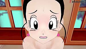 chichi stuck in kitchen, wanna see dragon ball z ex 3 full fantasy movie?