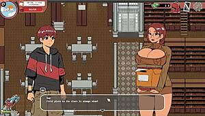 Spooky Milk Life Taboo Hentai Game Pornplay Ep 19 Nerdy Girl Public Handjob In The Library