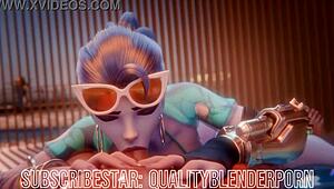 寡妇说，我在海滩用大奶大屁股深喉这根鸡巴