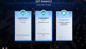 Check out giant naked space waifu in hentai game!