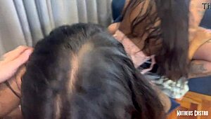 morena rabuda came asking for sugar but got pounded doggy till she came! 😈