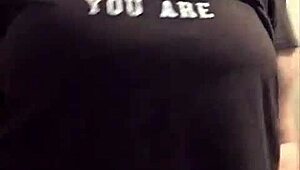 behind the scenes with your goddess amanda, curvy tits everywhere! 😍