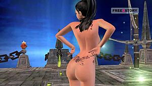 yo, check this animated 3d indian teen striking sexy poses everywhere!