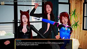 My New Family 438: Detailed Scene With Big Tits, Ass, And Monster Cock In Cartoon Style