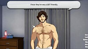 kissing two men with crushes and recalling the memory