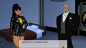 oh man i uh playing with miss martian in dc comics something unlimited part 83, like fingering and squirting in this hentai lesbian scene