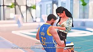 courtside passion in 3d hentai gets naughty in this preview version