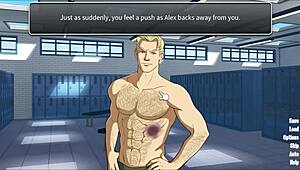 kissing two men with crushes and recalling the memory