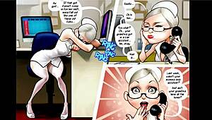 I-I love this night nurse cartoon comics so much