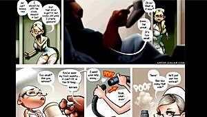 I-I love this night nurse cartoon comics so much