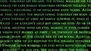 Dream Furry Yiff Date. Cartoon Big Tits Bent Over in 3D Action.