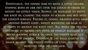 Dream Furry Yiff Date. Cartoon Big Tits Bent Over in 3D Action.