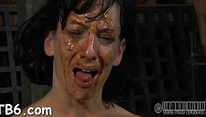 Lovely Lass Gets Facial Castigation with Hardcore Drilling on Cunt involves sloppy fucking, bound pussy sucking, and rough sex.