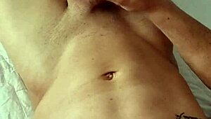 Damn, stroking my huge cock to wild anime action!