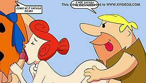 Uma Suruba Em Família With Flintstones HQ Porn Fun
