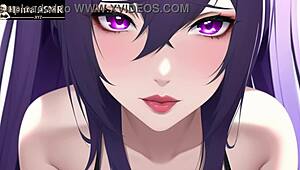 Anime Hottie Whispers Sweet Positive Vibes to You
