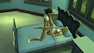 Ted and Meredith Rosswell's Hot Night in 3D!