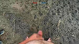 masturbating under a bridge, can’t believe i did this solo! 😅