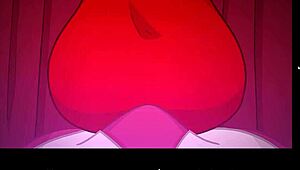 Jessica Rabbit's Huge Tits Bounce in Wild Park After Dark Game