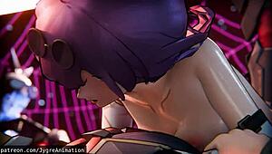 Cartoon Milf with Big Tits in 3D Hentai, Craving Cock for Creampie