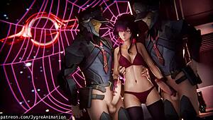 Cartoon Milf with Big Tits in 3D Hentai, Craving Cock for Creampie