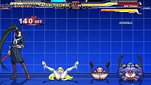 kuromaru battles arcana heart in an epic showdown