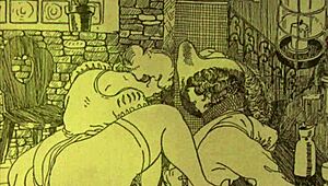 vintage erotic drawing captures raw sensual art. it’s a retro gem of pure desire.