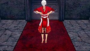 Morrigan Hates At First Then Fucks Hard In Halloween Special On Sheer FantasyKing3