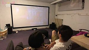 Stepsiblings Fuck Hard During Disney Movie Family Bonding