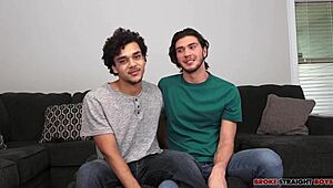 justin dean dominates derek cline with his monster cock in rough bareback action – who wins?