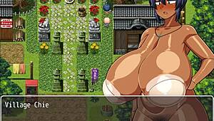 Tanned Girl Natsuki Hentai Game Ep 11 The Village Chief Masturbate On Her While She Is Changing In Public