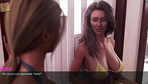 Hey, check out this anime hentai with big tits wife and stepmom, so erotic!