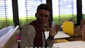 Horny Busty Redhead Roommate Stars in 3D Porn Game at College Dorm