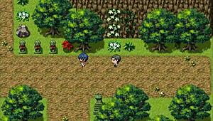 tanned girl natsuki in hentai game ep 14 gets massive ass spanked hard!