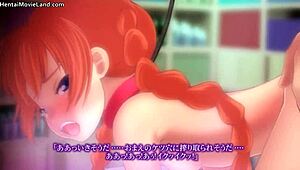 Hot Horny Redhead Anime Babe Gets Her Pussy Fucked