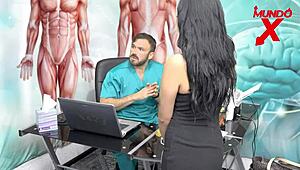 nutritionist bangs patient in ass after seeing her underwear omg! 😱