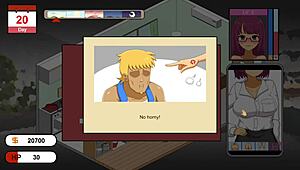 hentai game handyman legend part 3 with cheating wives in ntr action