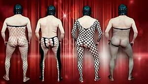 i'm the gay crossdressing goddess wearing the mask for sexy fun