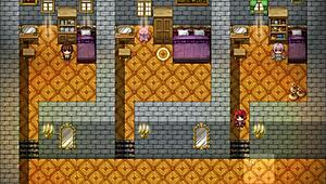 Harem in another world hentai game ep 20 gym workout exposed her pussy