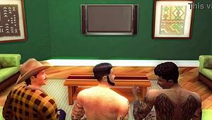 Hey Toddy, Gareth, Ethan, ready for a wild Saturday morning threesome?