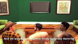 Hey Toddy, Gareth, Ethan, ready for a wild Saturday morning threesome?