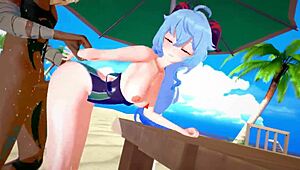 Hey, what about these Genshin characters in wild 3D hentai MMD action?