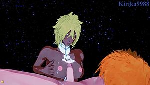 Nel Tu, Nelliel, Tier Harribel, and Ichigo Kurosaki say, let’s bang hard in Bleach hentai!