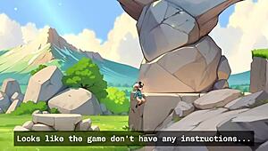 Horny Young Female Orc Sits on Lucky Boy’s Face!