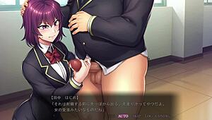 Saimin Seishidou Secret Lesson with Suzu Rikawa in Anal and Blowjob 3some. Route 2 Ver 1.