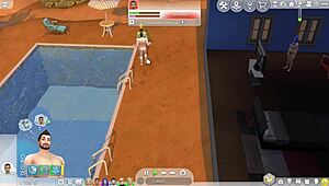 el sim hetero finalmente sucumbe a la tentacion gay en el cartoon