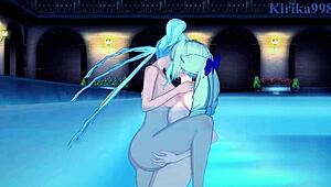 Wow, saint-germain and cagliostro dive into wild lesbian and futanari hentai action!