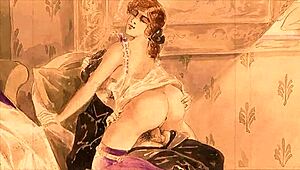 Vintage erotic drawings bring a unique retro charm to classic art.